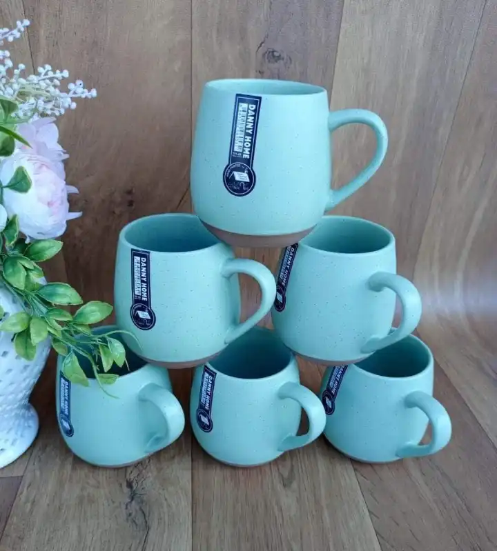 Danny Home Pot Mug Premium Porcelain Coffee Tea Mug Elegant Durable Heat Resistant Smooth Finish Comfortable Grip Reusable Drinkware for Home Office Kitchen Cafe Restaurant Restocked