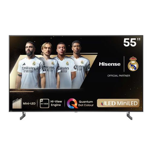 Hisense 55U6 55 Inch Mini-LED ULED 4K Smart TV VIDAA OS Quantum Dot Dolby Vision Dolby Atmos 144Hz Game Mode WiFi Bluetooth Voice Control 2 Year Warranty