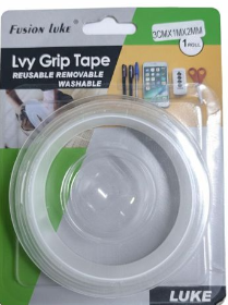 Fusion Luke Lvy Grip Tape Double Sided Nano Adhesive Mounting Tape, Reusable & Washable Heavy Duty Gel Tape for Home & Office - Nairobi, Kenya