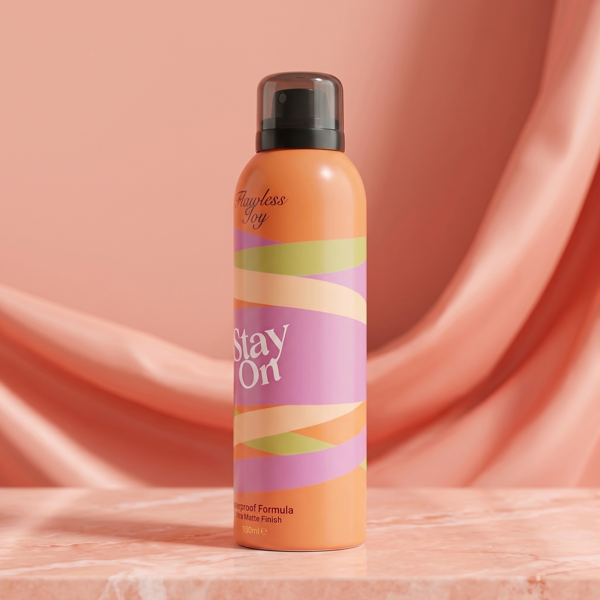 Flawless Toy Stay On Waterproof Makeup Setting Spray Ultra Matte Finish Long Lasting Face Fixing Spray 150ml view 2
