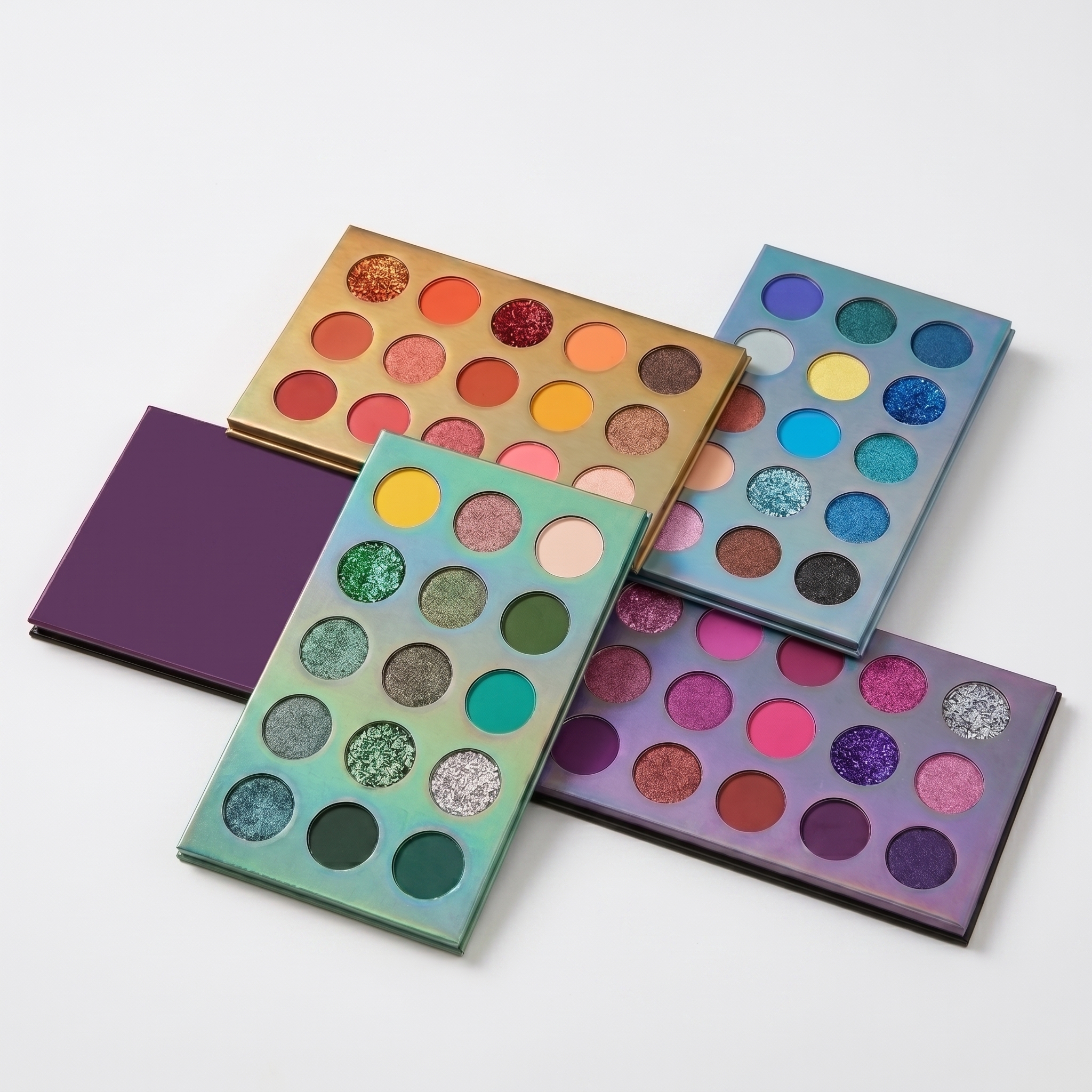 15 Color Professional Eyeshadow Palette Matte Shimmer Glitter Highly Pigmented Waterproof Makeup Palette for Daily Wear and Party Look