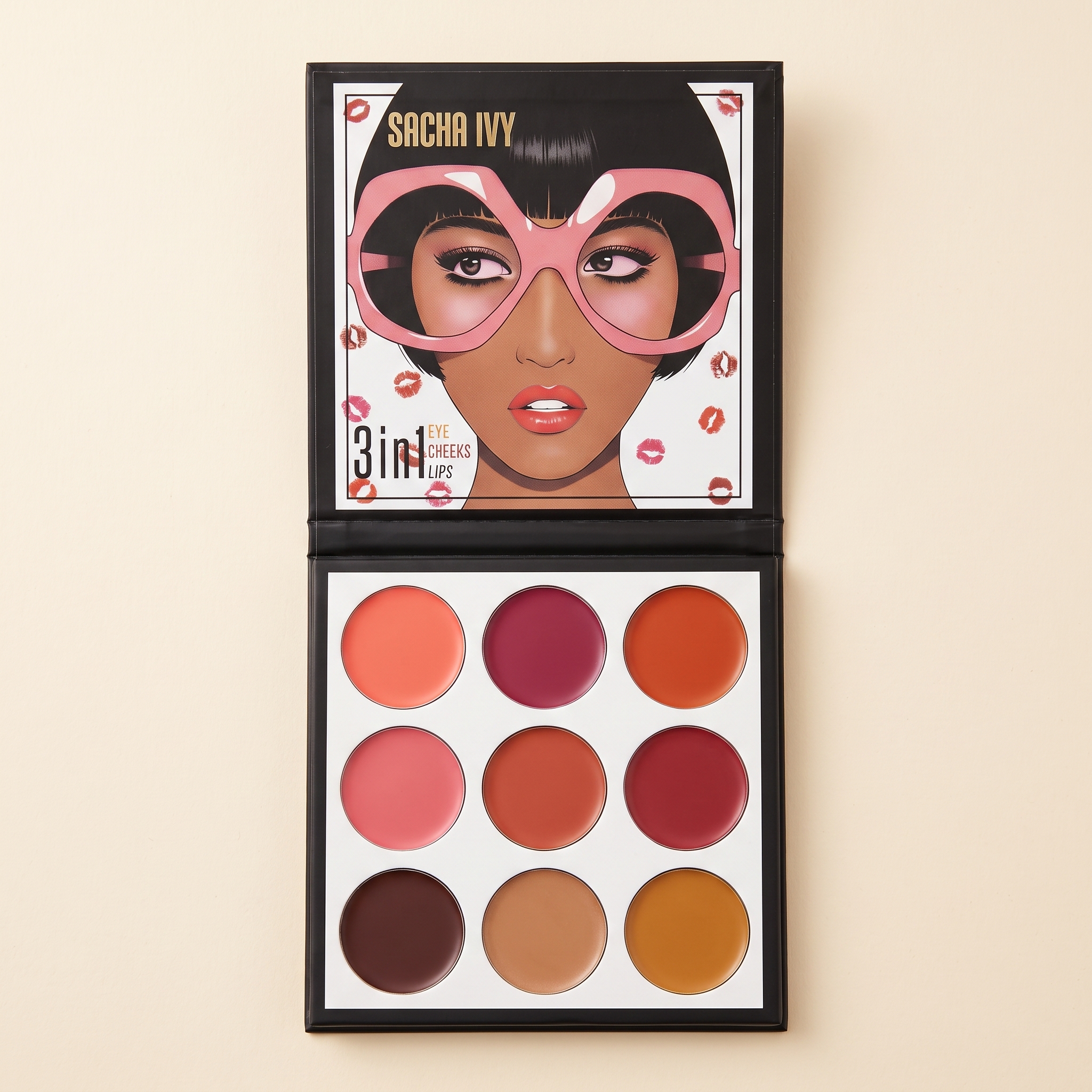 Sacha Ivy 3‑in‑1 Palette – Eye, Cheeks & Lips view 2