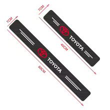 4pcs Carbon Fiber Car Door Step sill Stickers(protectors) For all car brands available: Mazda ,Mercedes Benz, Ford,Peugot,Bmw,Audi,Volkswagen,Nissan,Honda,Toyota etc.