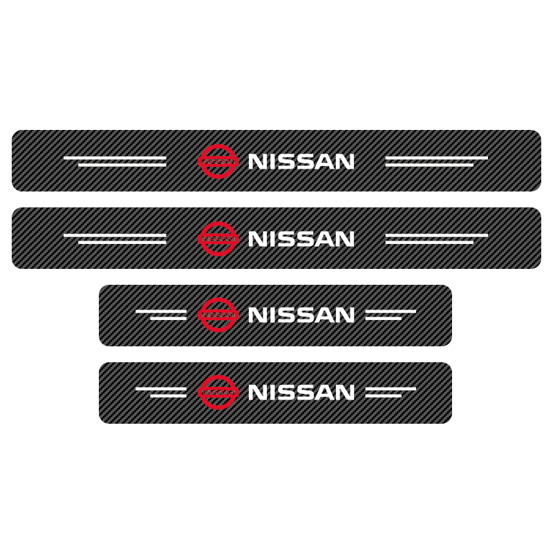 4pcs Carbon Fiber Car Door Step sill Stickers(protectors) For all car brands available: Mazda ,Mercedes Benz, Ford,Peugot,Bmw,Audi,Volkswagen,Nissan,Honda,Toyota etc.