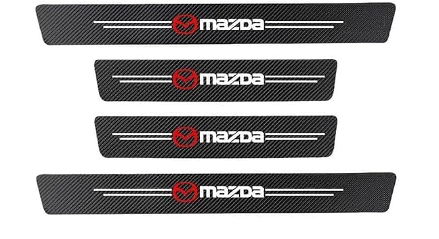 4pcs Carbon Fiber Car Door Step sill Stickers(protectors) For all car brands available: Mazda ,Mercedes Benz, Ford,Peugot,Bmw,Audi,Volkswagen,Nissan,Honda,Toyota etc.