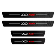4pcs Carbon Fiber Car Door Step sill Stickers(protectors) For all car brands available: Mazda ,Mercedes Benz, Ford,Peugot,Bmw,Audi,Volkswagen,Nissan,Honda,Toyota etc.