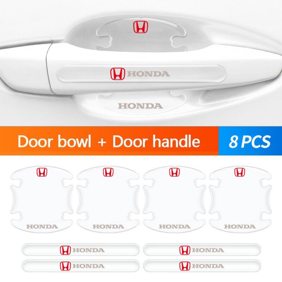 Limited Time Offer!! 8PCS Branded Transparent Car Door Handle Bowl Protective Stickers with Car Logo – Invisible Anti-Scratch Paint Protection for Mazda,Nissan,Toyota,Audi,Honda,Ford,Volkswagen.
etc