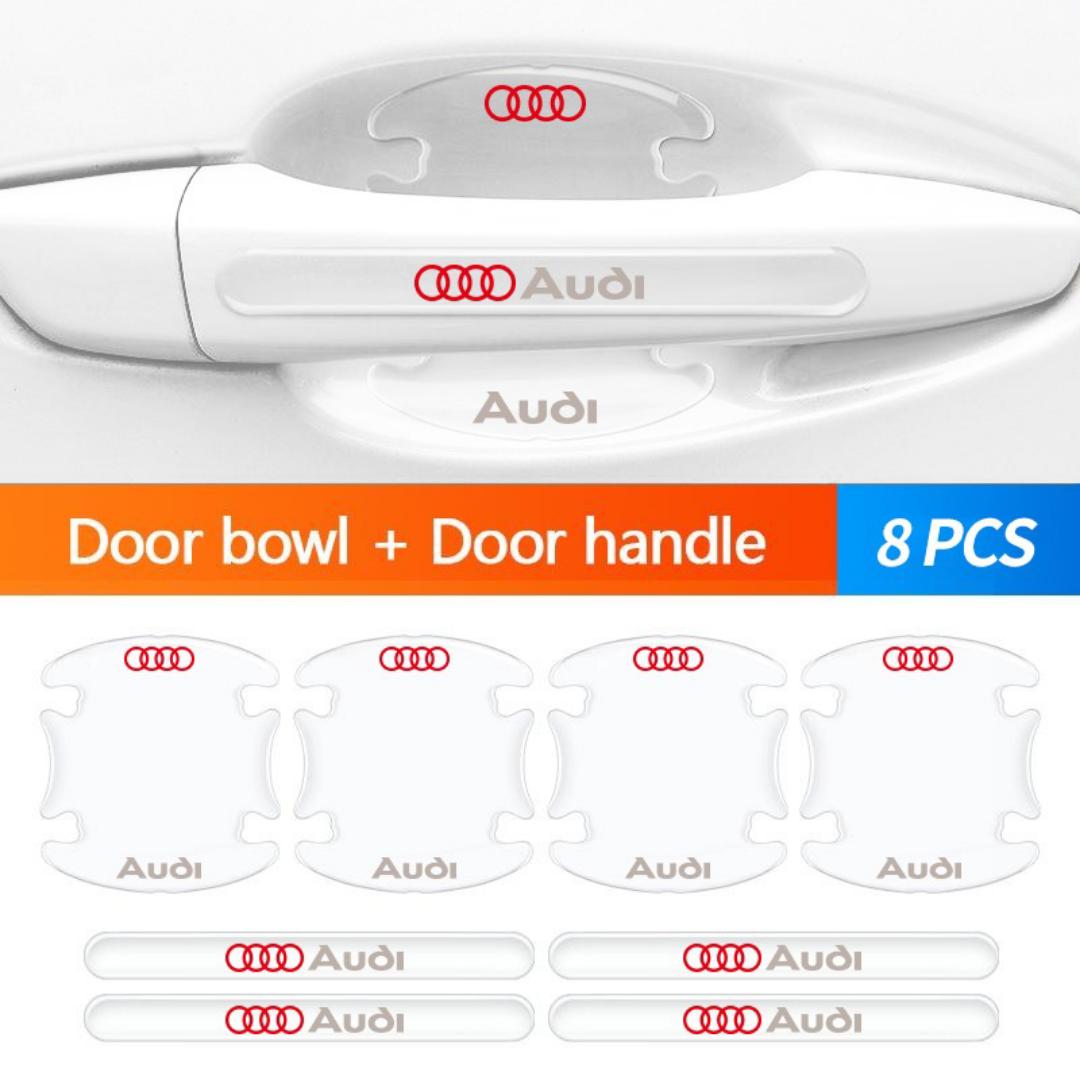 Limited Time Offer!! 8PCS Branded Transparent Car Door Handle Bowl Protective Stickers with Car Logo – Invisible Anti-Scratch Paint Protection for Mazda,Nissan,Toyota,Audi,Honda,Ford,Volkswagen.
etc