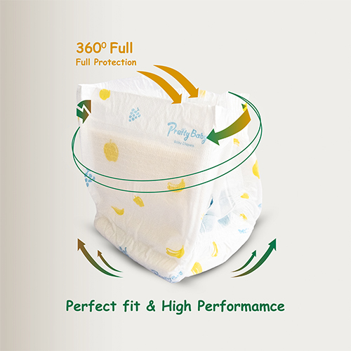 Pretty Baby  Affordable Baby Diapers (Large-L )  - 40 pieces