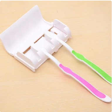 (Last chance to grab these deal ) Buy a Bathroom Set Wall Mounted Automatic Toothpaste Squeezer Tooth Paste Dispenser 5 Slots Toothbrush Holder for Adults and Kids and GET A FREE TOOTHBRUSH as a GIFT.