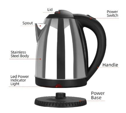 (Last chance to grab these deal ) Buy a Quality Ailyons Stainless Steel Electric Kettle with Temperature Control Feature for Household Kitchen Home Office or RV Use and GET A FREE extension as a GIFT.