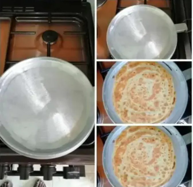 Non-Stick Stainless Steel Juakali  Aluminum Chapati Pan with a free rolling pin
