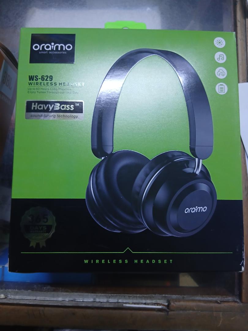oraimo WS-629 Wireless Headset Over-Ear Bluetooth Headphones - HavyBass