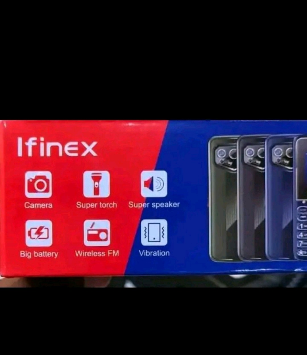 BRAND NEW IFINEX M97 QUAD SIM  PHONE 1.77 inch Display 3300mAh Buletooth Vibrator/Wireless FM/ MP3/MP4/Big Torch/ Auto callrecording/Power Bank Cell Feature Phone