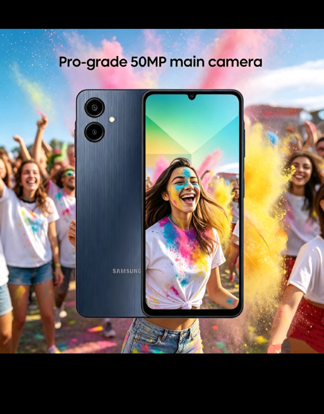 [Limited Offer] Brand New Samsung Galaxy A06 64GB+4GB 50MP Camera 6.7" 90Hz MTK Helio G85 (12nm) 5000mAh 25W Type-C Charge Android 14 Smart Phones phone Samsung A06