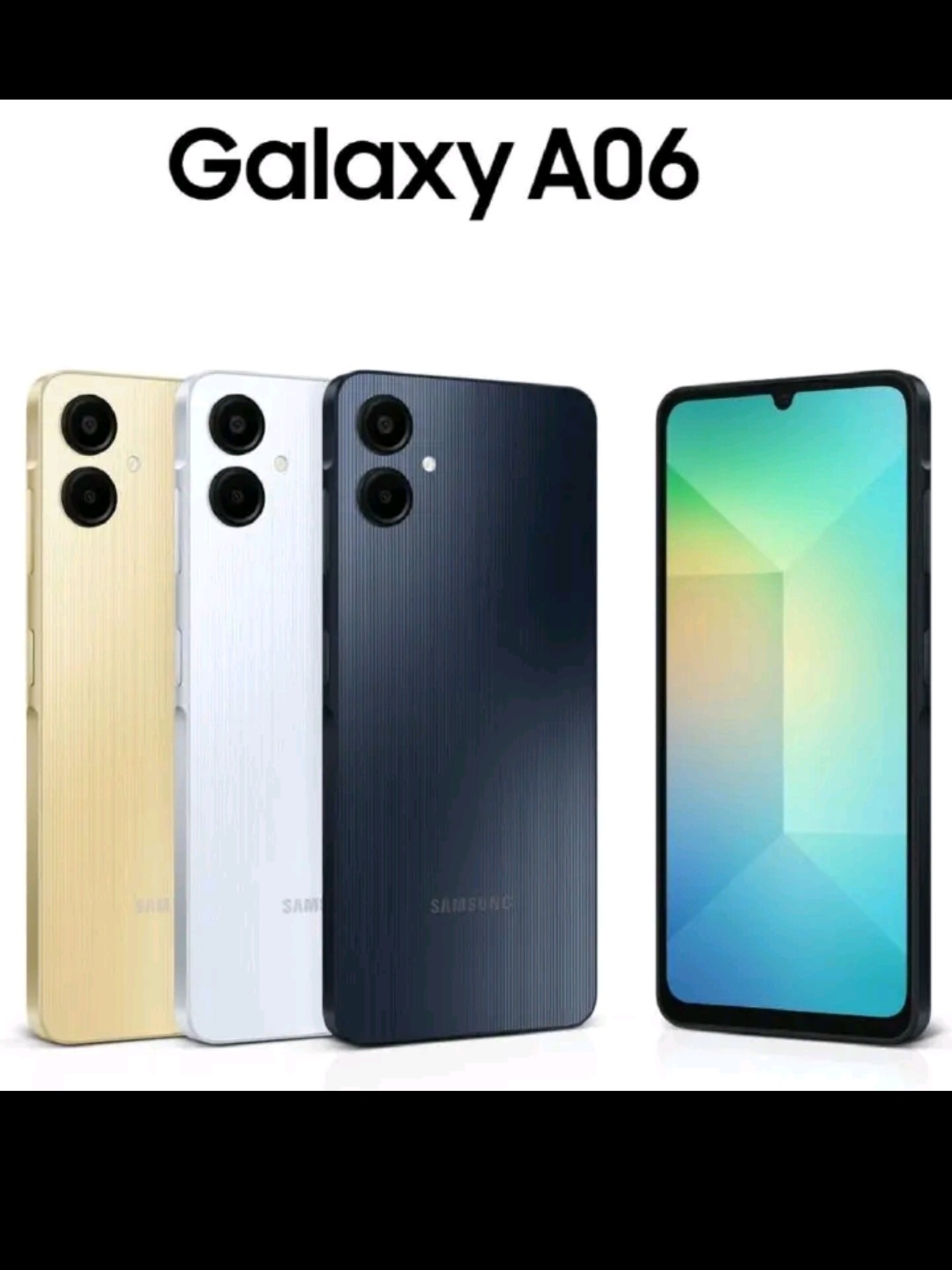[Limited Offer] Brand New Samsung Galaxy A06 64GB+4GB 50MP Camera 6.7" 90Hz MTK Helio G85 (12nm) 5000mAh 25W Type-C Charge Android 14 Smart Phones phone Samsung A06