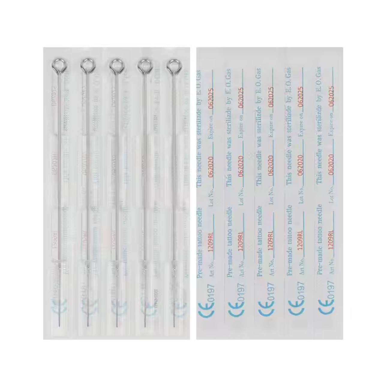 100/50/15PCS Sterilized Tattoo Needles 3 5 7 9 11 RL RS M1 RM Tattoo Needle for Tattoo Permanent Makeup Machine
