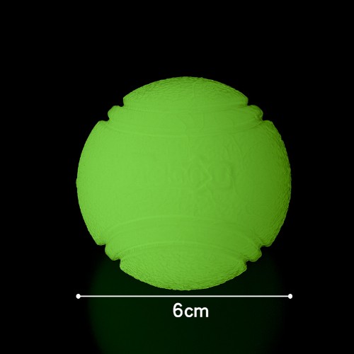 Luminous TPR Dog Elastic Ball Bite Resistant Molar, Boredom Relief Chew Pet Training Toy for Small Medium Dogs (Kutafuna Meno, Kutoa Uchovu, Hauvunjwi Kwa Meno, Kwa Mafunzo ya Wanyama)