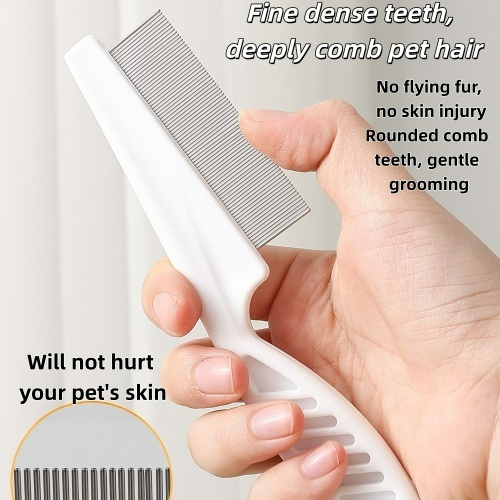 2-in-1 Natural Dog Flea, Lice  & Tick Collar + Flea Comb Combo Set - Safe & Non-Toxic Dog and Puppy Protection
