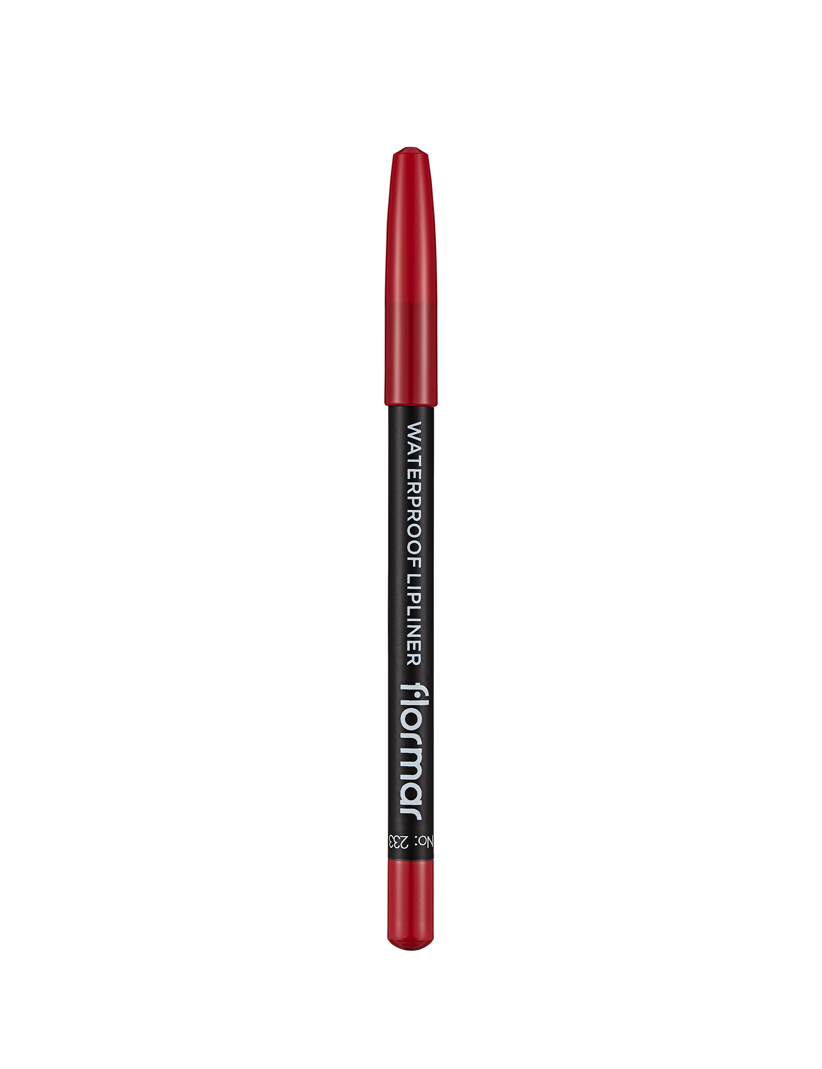Flormar Waterproof Lipliner  233 Dramatic Red Long-Wear, Waterproof, Precise Tip, Smooth LipCare Makeup Lips view 3