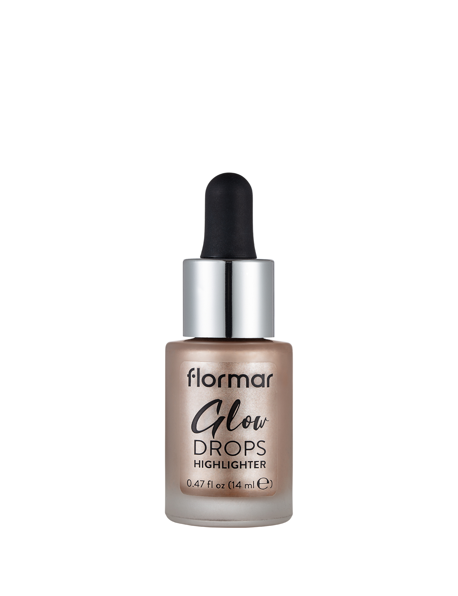 Flormar Glow Drops Highlighter 001 Moon Glow Liquid Glow Enhancer, Buildable Radiance, Lit From Within Effect Face Luminizers