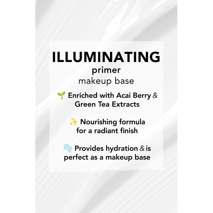 Flormar Illuminating Makeup Primer Moisturizing Radiance Face Foundation Base Make up Base