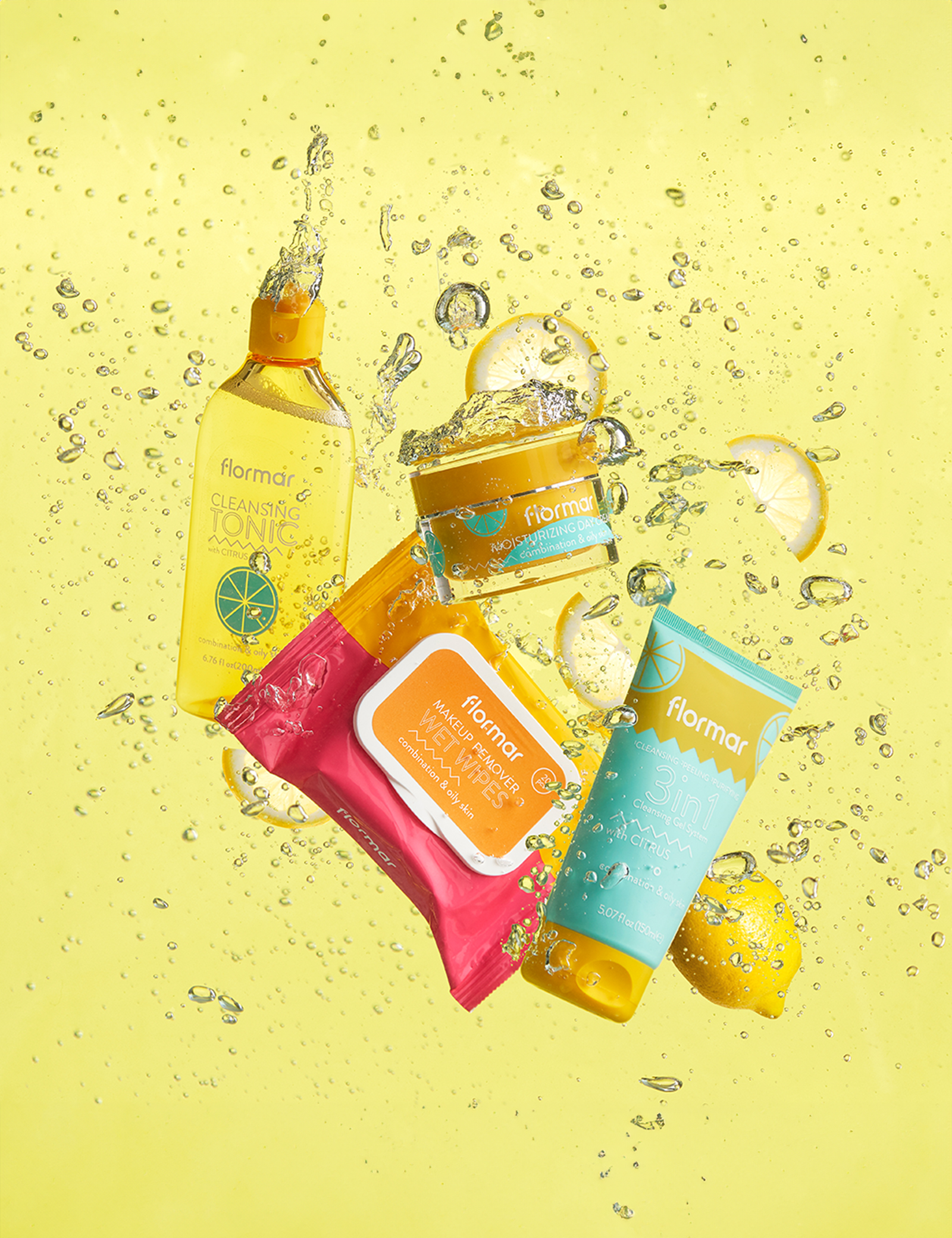 Flormar Cleansing Tonic Combination & Oily Skin Facial Toner,Pore Tightening, Refreshing, Balanced Feel Skincare, Fast & Practical Face Cleanser