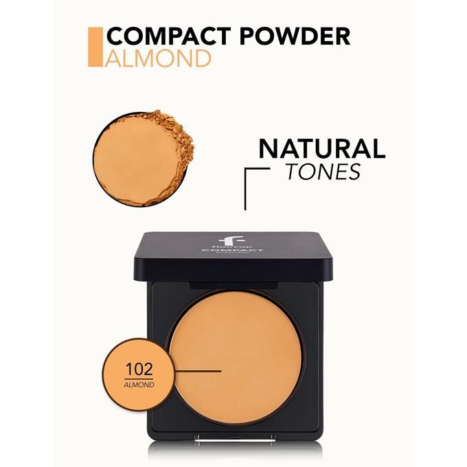 Flormar Compact Powder Smooth Texture, Long-Wear, Soft, Buildable Makeup Powder