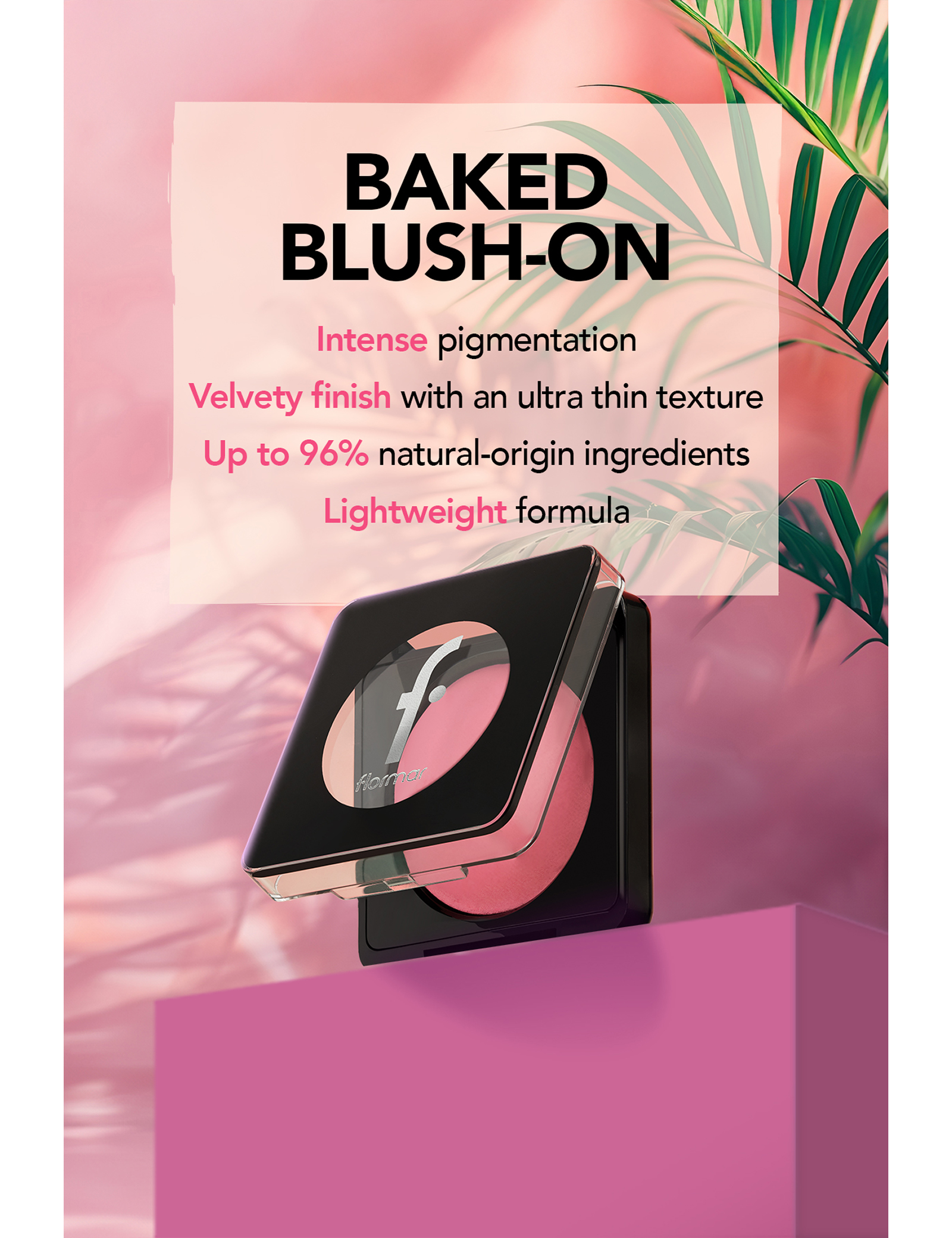 Flormar Baked Blush On Buildable, Blendable, Radiant Finish, Soft, Matte Finish Face Beauty Make-up