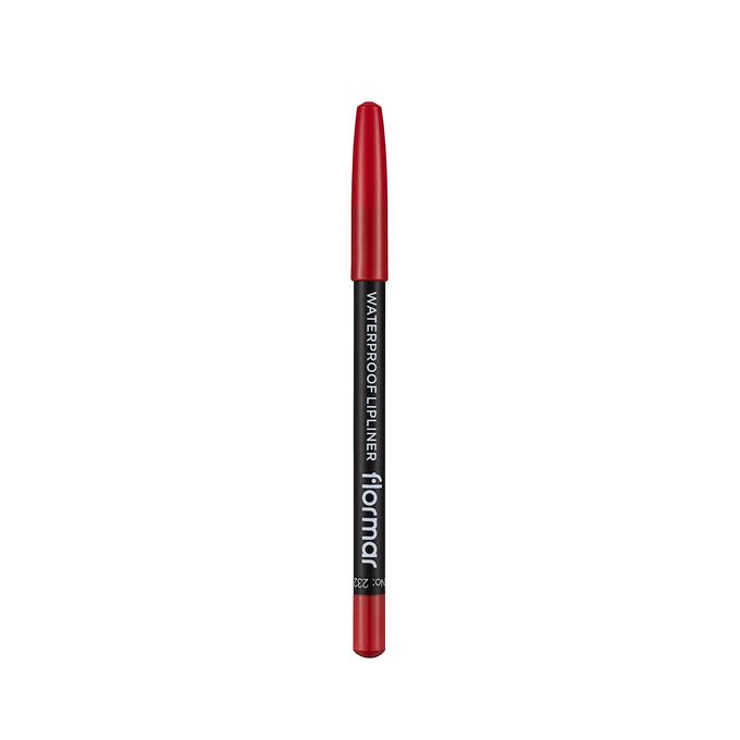 Flormar Waterproof Lipliner – 232 Passionate Red Long-Wear, Waterproof, Precise Tip, Smooth LipCare Makeup Lips