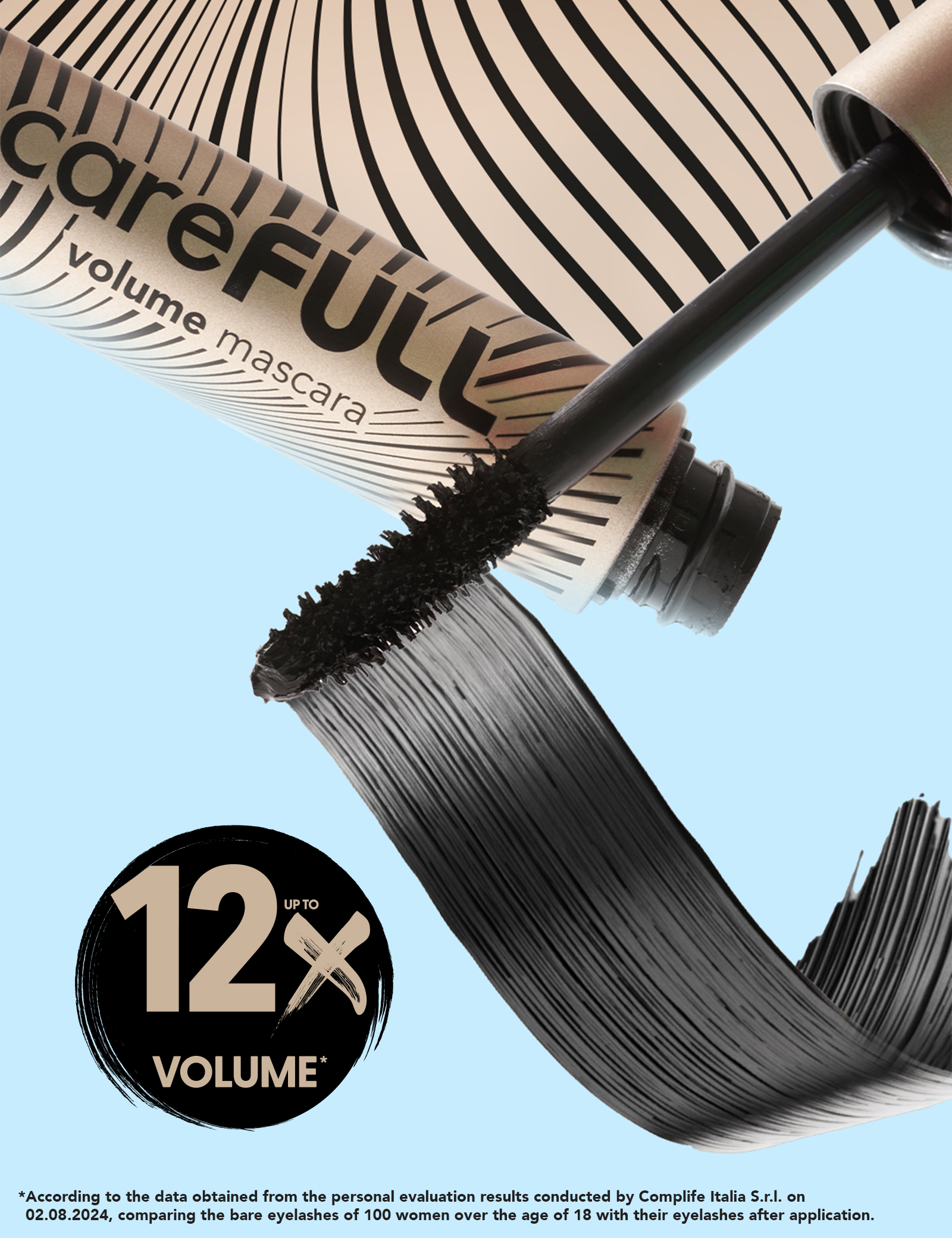 Flormar Carefull Volume Mascara Amplify Your Lashes, Captivate Every Gaze Eye Makeup