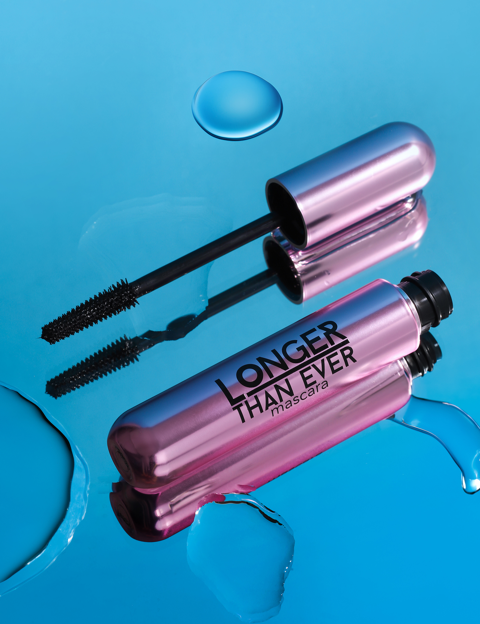 Flormar Longer Than Ever Mascara Brush Design, Clump-Free, Lengthening, Curling, Smudge Resistant Eye Makeup