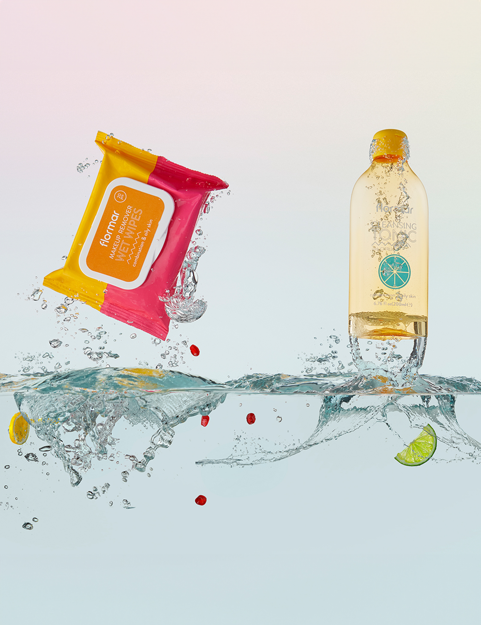 Flormar Cleansing Tonic Combination & Oily Skin Facial Toner,Pore Tightening, Refreshing, Balanced Feel Skincare, Fast & Practical Face Cleanser