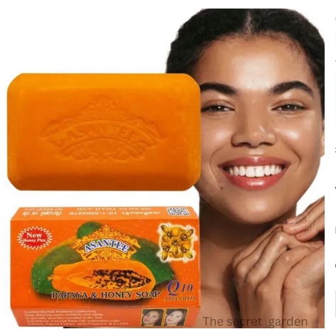 Original Asantee Papaya And Honey Anti Acne Soap - 125g – Nourishing, Natural Skincare for Smooth & Glowing Skin**Asante soap