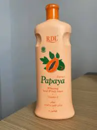 GlowByYou Papaya Glow; Brighten + Even Tone  RDL Papaya Whitening Body Lotion with SPF 15, Moisturizing Skin Brightening Lotion for Smooth, Even Tone and Healthy Glowing Skin, Suitable for Daily Use