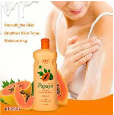 GlowByYou Papaya Glow; Brighten + Even Tone  RDL Papaya Whitening Body Lotion with SPF 15, Moisturizing Skin Brightening Lotion for Smooth, Even Tone and Healthy Glowing Skin, Suitable for Daily Use