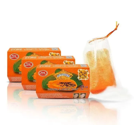 Original Asantee Papaya And Honey Anti Acne Soap - 125g – Nourishing, Natural Skincare for Smooth & Glowing Skin**Asante soap