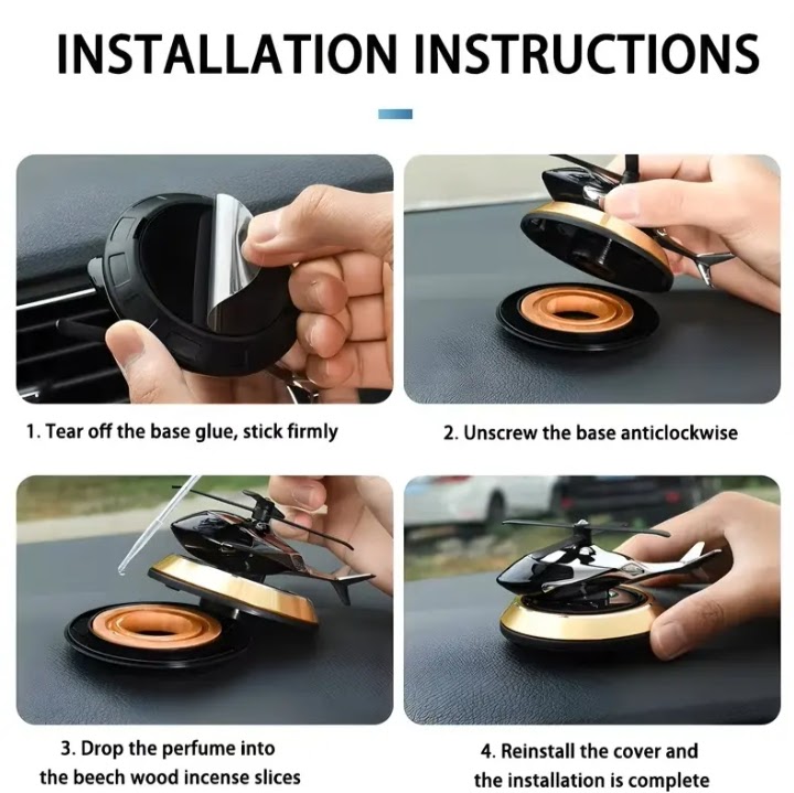 Solar Powered Car Air Freshener