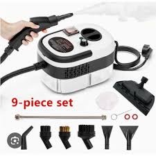 🔥 2500W High-Pressure Handheld Steam Cleaner 🧽 | Portable Electric Steam Cleaning Machine | Multi-Surface Deep Cleaner | Car, Kitchen & Bathroom Cleaning a chemical-free deep cleaning machine
