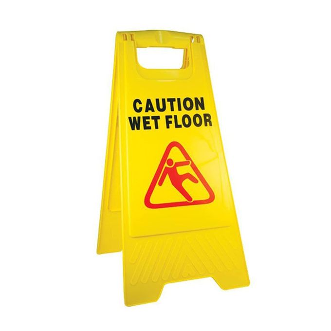 Wet Floor Caution Sign Board Signage-Durable ABS Caution Board