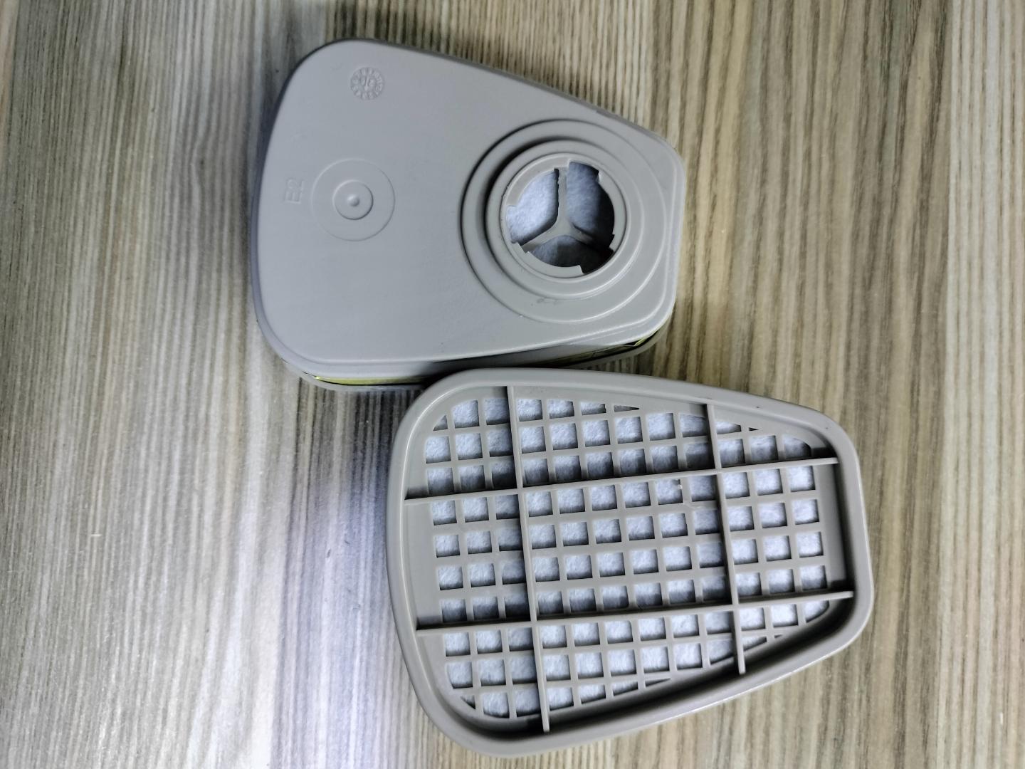 3M-Compatible Replacement Respirator Gas and Vapor Cartridges/Dual Replacement Gas Mask Filters for Organic Vapor and Chemical Protection