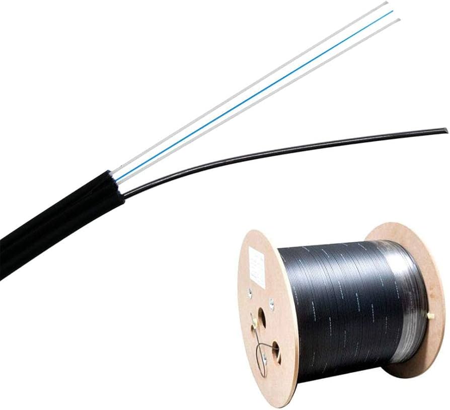 Fiber 2-Core Outdoor Drop Cable 2KM Roll