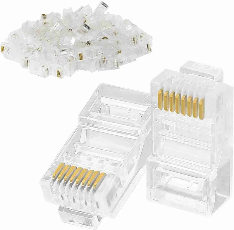 RJ45 Connectors Cat6 -100 Pieces Pack
