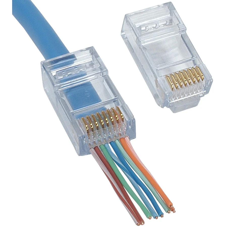 RJ45 Connectors Cat6 -100 Pieces Pack