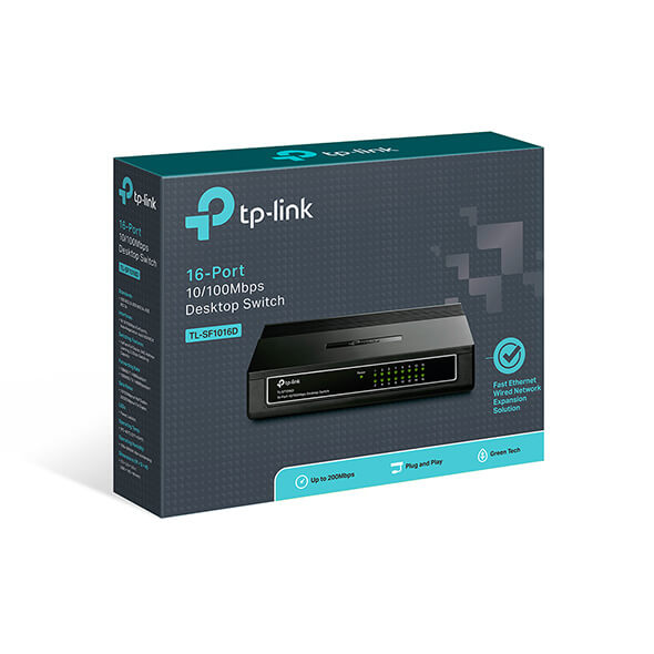 TP-Link TL-SF1016D 16-Port 10/100Mbps Desktop Switch