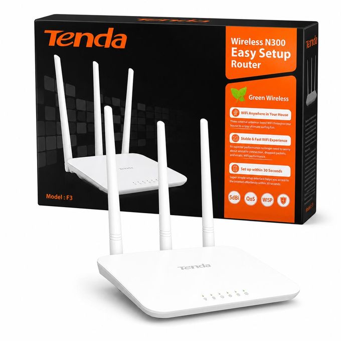 Tenda F6 Wireless and Wi-Fi Router 300mbps