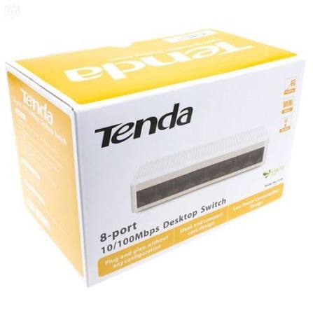 Tenda S108 8-Port 10/100 Mbps Desktop Switch