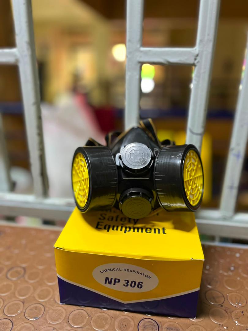 NP306 — Double Cartridge Chemical Respirator
Product NP306 Double Cartridge Chemical Respirator – Dual Filter Gas Mask for Industrial, Chemical & Agricultural Use