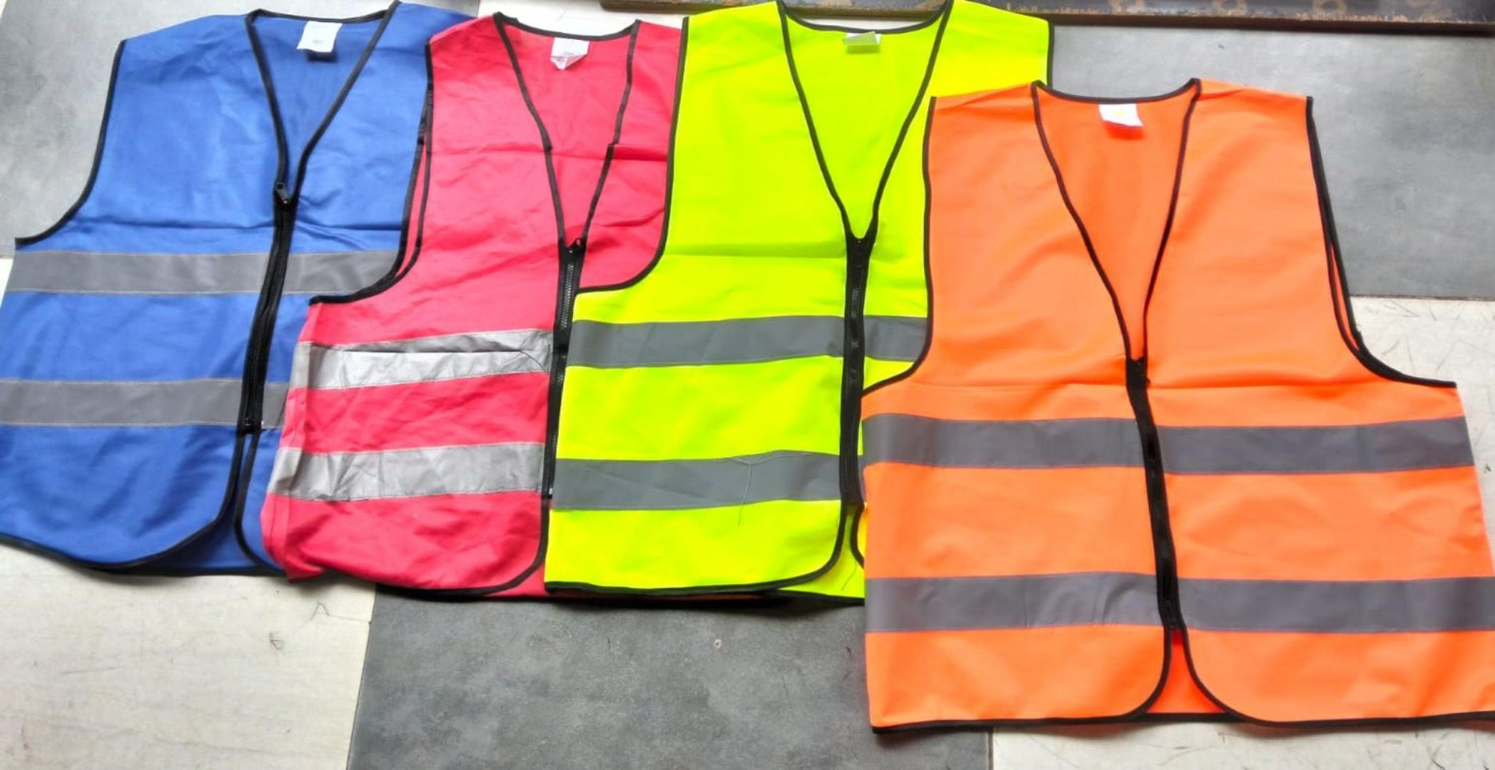 Zipped Reflective Safety Vest | High Visibility Reflector Jacket | Reflective Workwear Safety Vest | Multiple Colours