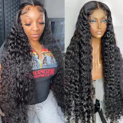 13x4 Curly hair with lace front, small curls wig, lace frontal wig